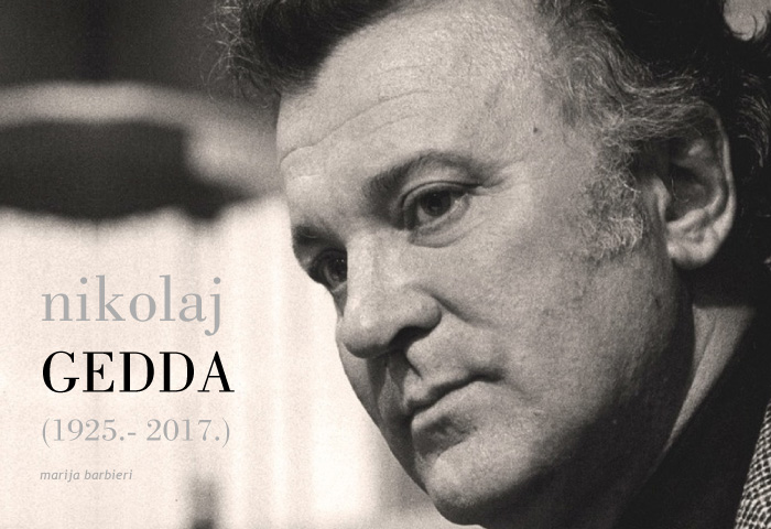 M. Barbieri: Nikolaj Gedda